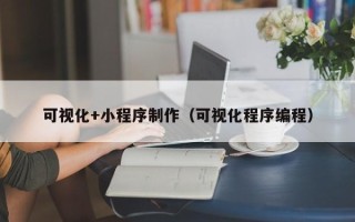 禹州可视化+小程序制作（可视化程序编程）